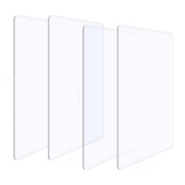 4 Pcs/2 Pair Standard Cutting Pads for Die Cutting Machine；Clear Polycarbonate Plastic Cutting Plates,Cutting Pads Die Cutting Plates for Embossing Crafting (8 3/4 x 6 1/8 x 1/8 inch)