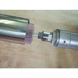 TRUSCO 80# MR4025-80 Miracle Flap Wheel, Outer Diameter 1.6 x Thickness 1.0 x 0.9 inches (40 x 25 x 6 mm), 5 Pieces