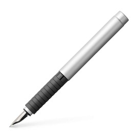 Faber-Castell Basic 148522 Fountain Pen Metal Matte EF Silver