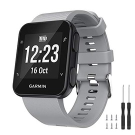 Watbro Band Compatible with Garmin Forerunner 35, Soft Silicone Watch Band Replacement Strap, for Garmin Forerunner 35 Smart Watch, Fit 5.11-9.05 Inch (130mm-230mm) Wrist