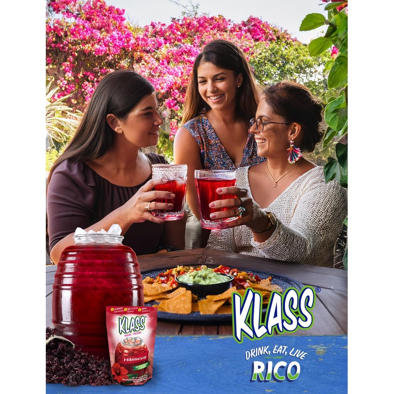 Klass Aguas Frescas |Drink Mix Hibiscus | Flavors From Natural