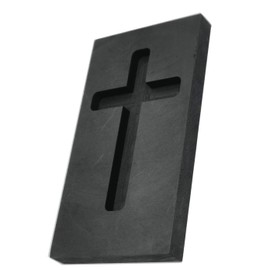 LLF Cross Casting Ingot Metal Scrap Refining Gold Silver Cross Shape