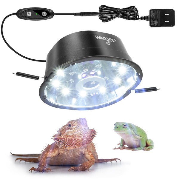 WACOOL TERRA LED UVB Light for Reptiles, Dimming UVA UVB,