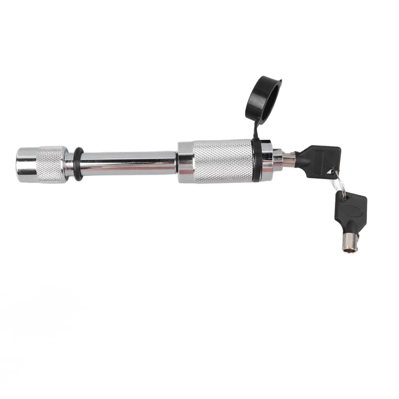 Tow Hitch Receiver Lock White Car Trailer Off Road Vehicle