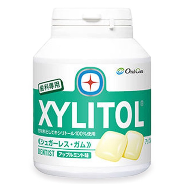Oral Care [Dental Only] Xylitol Gum Bottle Type 90 Tablets (Apple Mint)