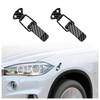 2PCS Car Bumper Clips Hook Lock,Carbon Fiber Hood Pins Toggle