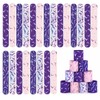 40 PCS Kpop Style Slap Bracelets for Kids, Bulk Wristbands