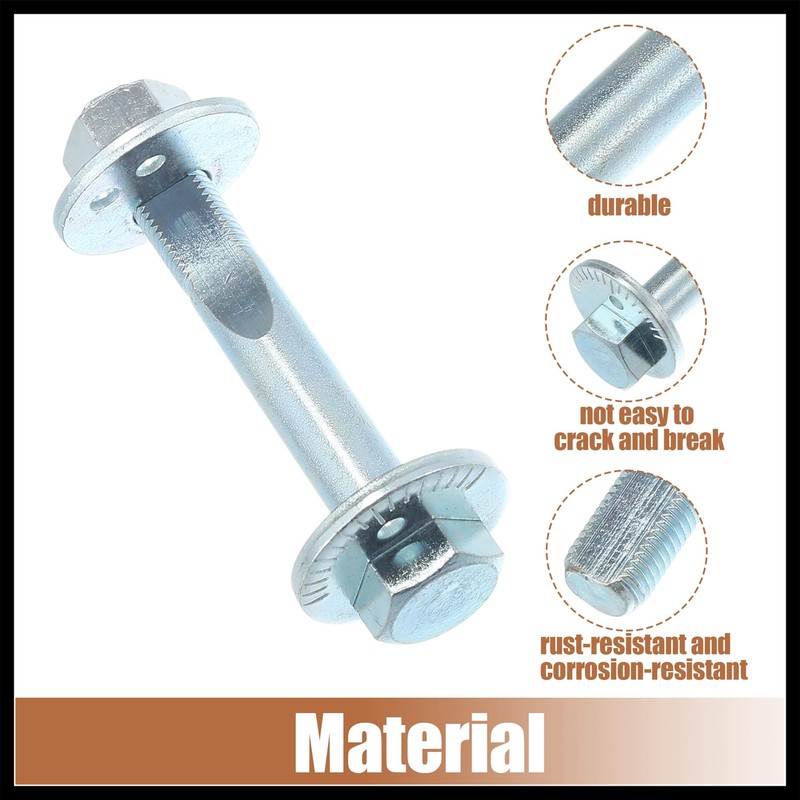 Hihaha 2 Set Eccentric Alignment Camber Bolt for Mitsubishi Lancer