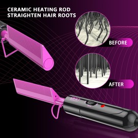 DAN Technology hot comb,hair straightener,flat iron hair straightener,hot comb for black women hair,hot comb for wigs human hair,small hot comb
