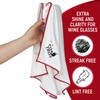 Fox Trot Large Microfiber Polishing Cloths (2 Pack White |
