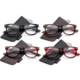 Classic Medium Size Reading Glasses Comfortable Stylish Simple Reader for Men & Women