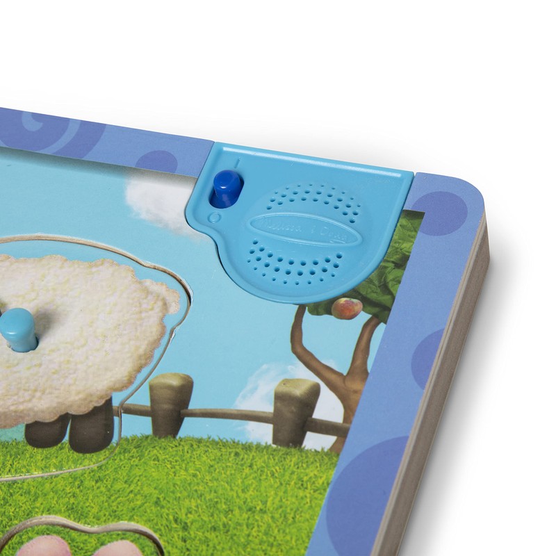 Melissa & Doug Blue's Clues & You! Wooden Sound Puzzle