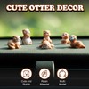 Rislobx 6PCS Otter Car Dashboard Decor, Sea Otter Car Dashboard