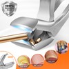 Toenail Clippers for Seniors Thick Toenails, Upgrade Angled Head Large