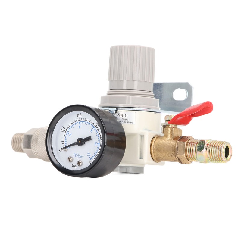 Air Compressor Pressure Regulator 1/4 Inch NPT Air Pressure Regulator