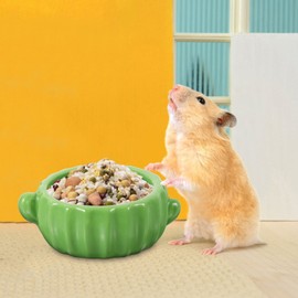 Mipcase Small Animal Bowl Guinea Pig Food Bowl Easy to Clean Safe for Hamsters and Chinchillas