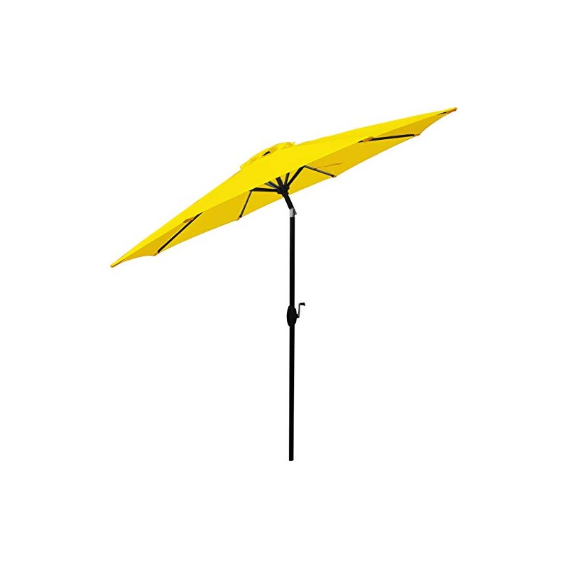 Bond Manufacturing 59630 9ft Aluminum Market Patio Umbrella, Sunflower Yellow