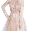 Wobe Long Opera Party 20s Satin Gloves Stretchy Adult Size