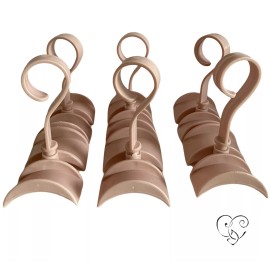 Unbranded 6- HANDBAG HANGER/ CLOTHING HANGER ORGANIZER 360 * Rotation  PINK- NEW!