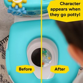 Baby Einstein Geared for Success 2-in-1 Potty Training System, Toilet & Potty Seat Included, Ages 18+ Months, with Music and Spinning Gears