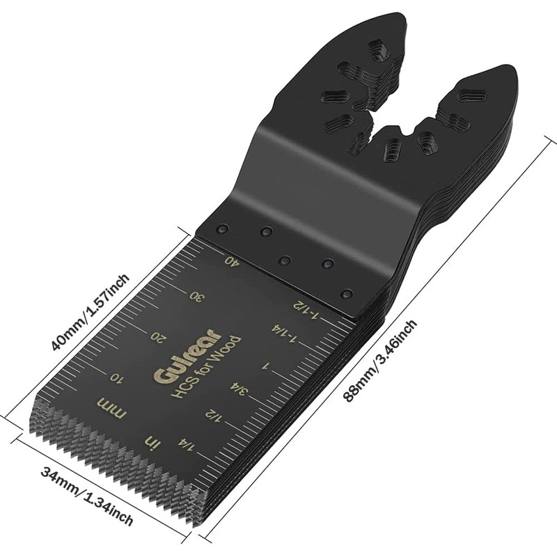 60 Pcs Universal Oscillating Tool Oscillating Saw Blades,Oscillating Multitool Blades,Multi