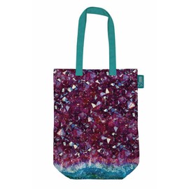 Natural History Museum Amethyst Organic Cotton Canvas Tote Bag
