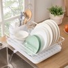 Dish Drying Rack 3 Piece Dish Drainer with Drainboard Set