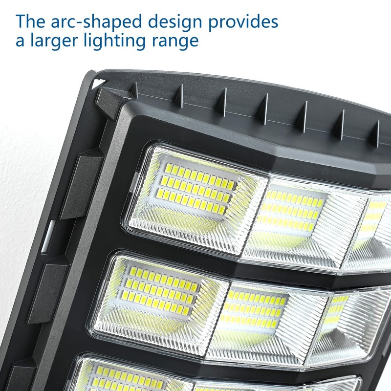 Solar Street Light with Motion Sensor, Solar Lights Outdoor Waterproof