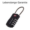 OW-Travel Cable Lock 4 Digit Combination Lock Suitcase Lock Padlock