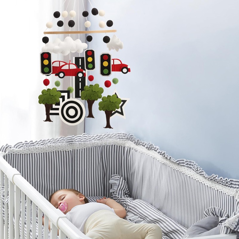 High Contrast Mobile - Black and White Crib Mobile for