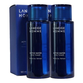 Laneige Homme Active Water Skin 180ml x2 / 라네즈 옴므 액티브 워터 스킨 180ml x2개