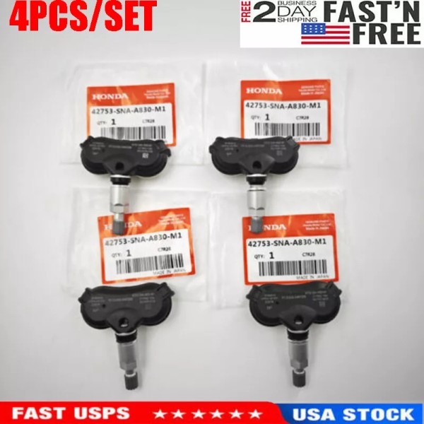 OEM Genuine 4PCS Tire Pressure Sensor TPMS 315Mhz For 06-13