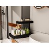 2 Pack Under Sink Organizer 2 Tier Sliding Cabinet Organizers