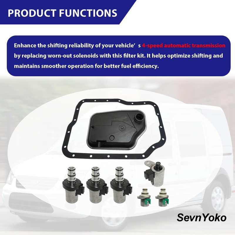 4F27E Transmission Shift Solenoid Filter Kit Replaces for Ford Focus