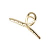 VINGTAINE H7511A-G- Twist Metal Hair Claw Simple, Hair Clip, Cute