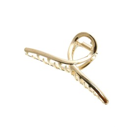 VINGTAINE H7511A-G- Twist Metal Hair Claw Simple, Hair Clip, Cute