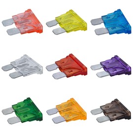 INDPROD 36Pcs Car Fuses Assortment Kit, Blade Fuses Automotive, Standard Car Fuses (5A/7.5A/10A/15A/20A/25A/30A/35A/40A), Automotive Replacement Fuses Assortment Kit for Car, RV, Truck, SUV, Boat