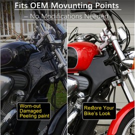 GIDIBII Motorcycle Fairing Cover Compatible with Honda VT600C VT600CD Shadow 600 VLX Deluxe 1988-2007