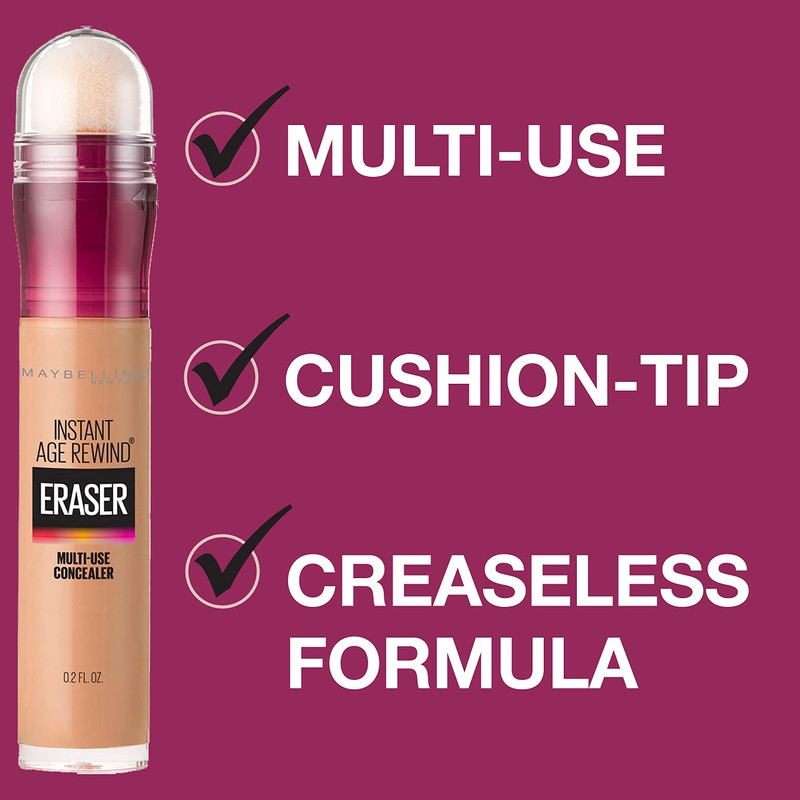 Maybelline Instant Anti Age Eraser Eye Concealer, Dark Circles and