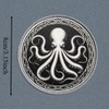 Patches for Backpacks, Funny Octopus Round Patches Embroidered Tactical Patches,