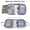 Octsky Bible Cover with Handles, Zippered Bible Carrying Case for