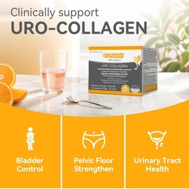 URO-Collagen Gynable – Women's Oral Collagen Gummies for Urinary Leakage, Overactive Bladder, Pelvic Floor & Postpartum Kegel Recovery, 30 Count