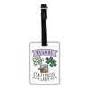 Gift Base Beware Crazy Puzzle Lady Visual Luggage Tag with