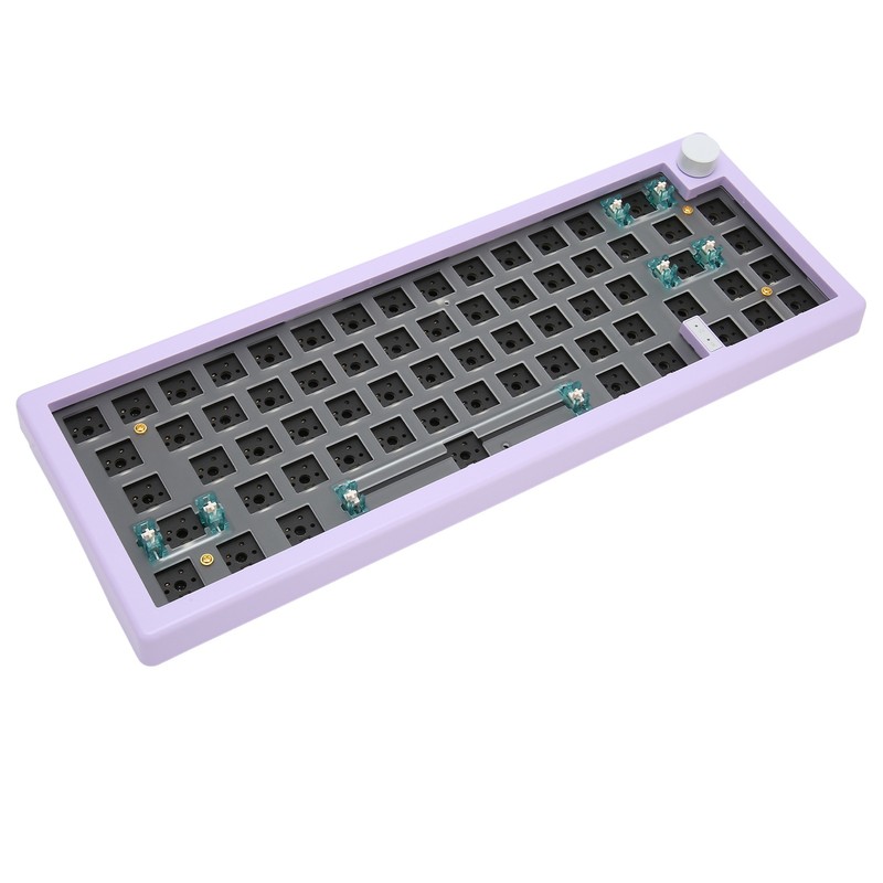 67 Keys DIY Mechanical Keyboard Kit with RGB Knob Wireless