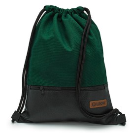 By Bers LEON Gym Bag, Large Zip Outer Pocket, Inner Pockets, Inner Lining, Backpack Bag, Women's Men's Hipster Bag, Vegan Leather Gym Bag, 45x35x2cm, Gym bag gym bag backpack gym bag bag bag