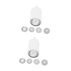 OSALADI 2sets Rotary Cutter Replacement Blades for Quilting Sewing Crafting Sharp Durable Cutting Tool Compatible with Olfa 10pcs*2