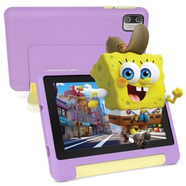 Freeski Children's Tablet 7 Inch Tablet for Children with Android 13 Quad Core, 8GB RAM + 64GB ROM + 128GB Expandable, Wi-Fi, Bluetooth, Type-C, Kids Tablet, Rose
