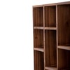 SOFE Small Brown Wood Shadow Box with Shelves, 3 Tier