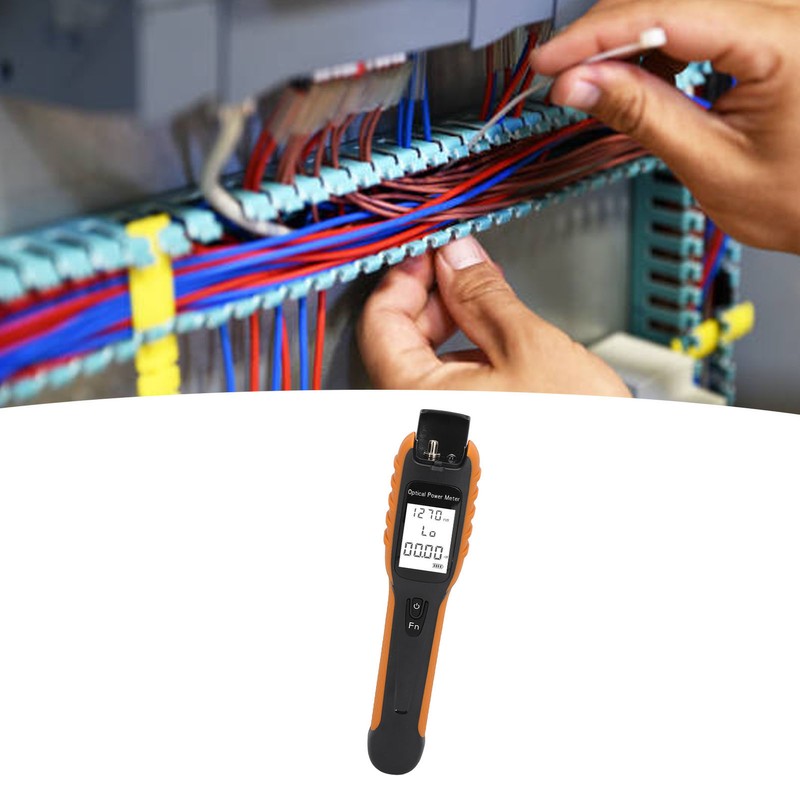 Optical Fiber Power Meter ‑70 To +6dBm Support SC FC
