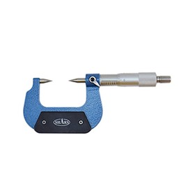 Shars 0-1" Point Micrometer in Fitted Case, Carbide Tipped 30 Degree, 0.0001" Graduation 303-2307 P}